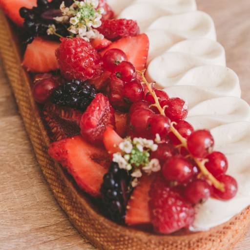 Dessert fête des mères - Tarte vanille fruits rouges