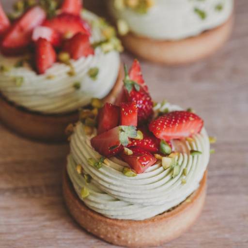 Tartelettes fraises pistache