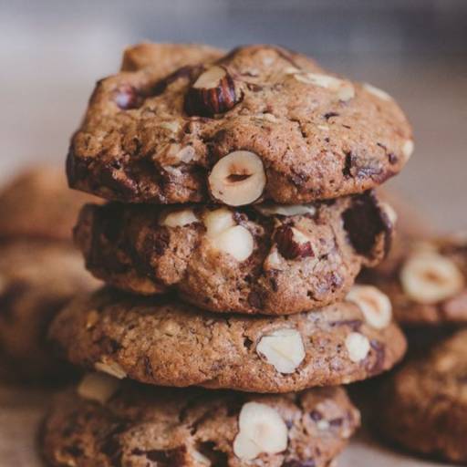 Cookies chocolat et noisettes de France