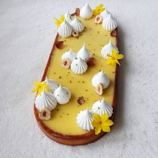 Tarte citron noisette