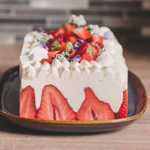 Fraisier pour la fête des mères